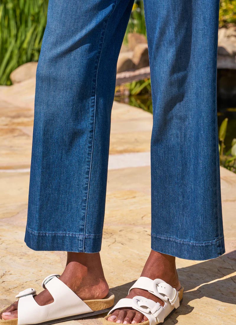 Frank & Eileen Westport Italian Wide-Leg Jeans