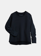 Anna Triple-Fleece Long Sleeve Capelet by Frank & Eileen