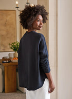 Anna Triple-Fleece Long Sleeve Capelet by Frank & Eileen