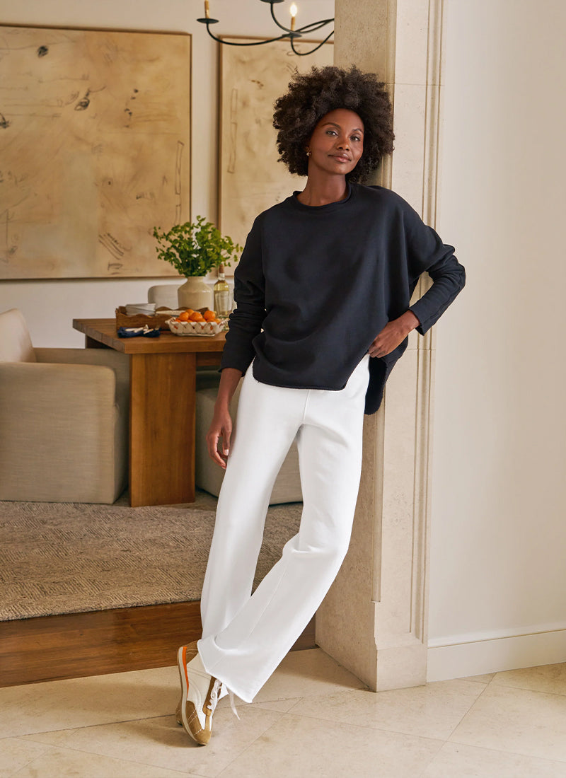 Anna Triple-Fleece Long Sleeve Capelet by Frank & Eileen