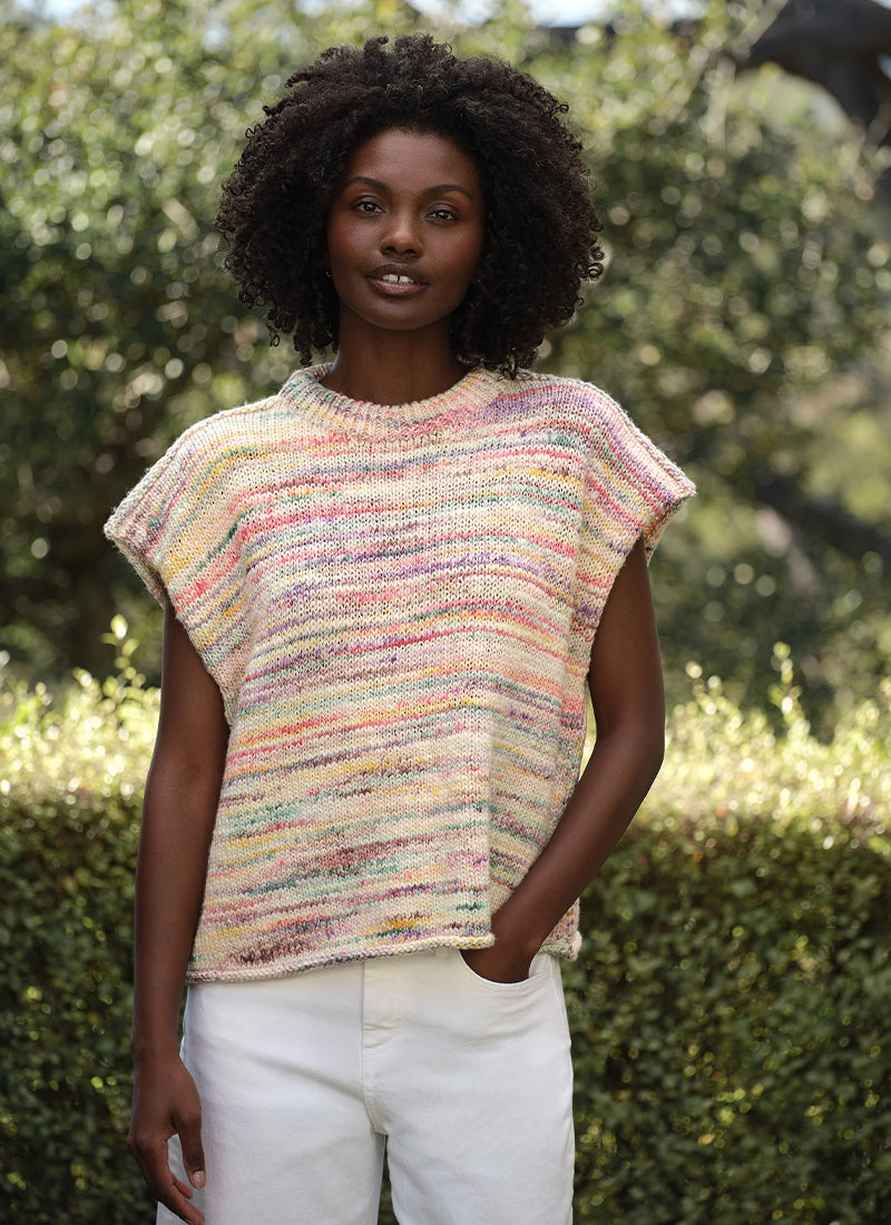 Gaia Knit Sweater Vest by Frank & Eileen