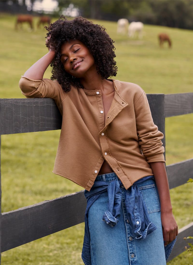 Jackie Sweatshirt Cardigan