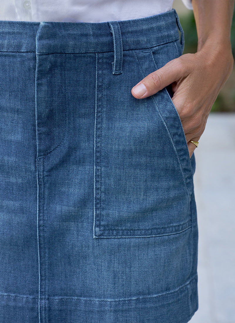 Jameson Denim Skirt by Frank & Eileen | Andrews