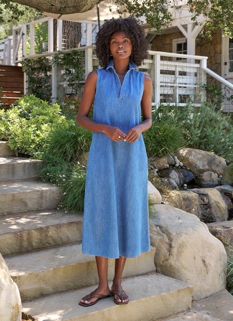Lily Maxi Polo Dress by Frank & Eileen | Andrews