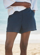 Mae Linen Pull On Short by Frank & Eileen
