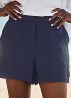 Mae Linen Pull On Short by Frank & Eileen