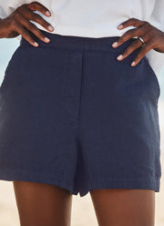 Mae Linen Pull On Short by Frank & Eileen