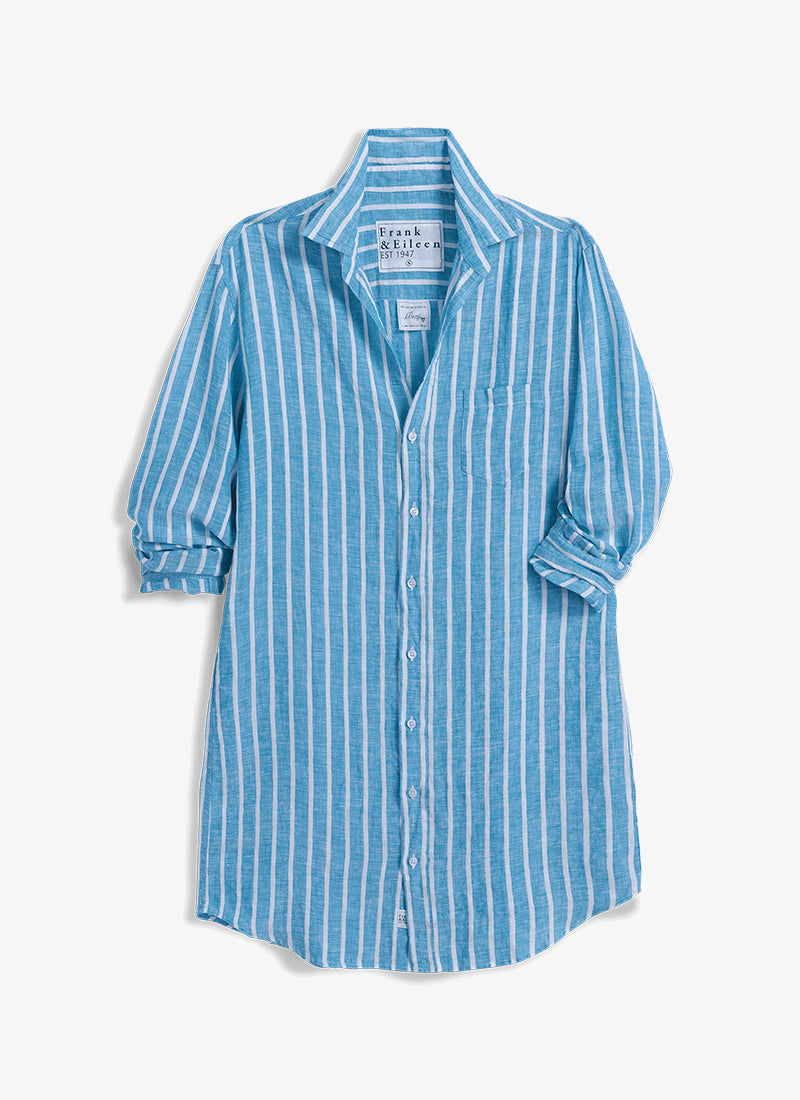 Mary Classic Linen Shirt Dress by Frank & Eileen