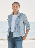 Frank & Eileen Mini Belfast Cropped Peacoat