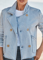 Frank & Eileen Mini Belfast Cropped Peacoat
