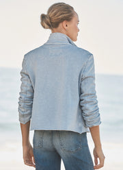 Frank & Eileen Mini Belfast Cropped Peacoat
