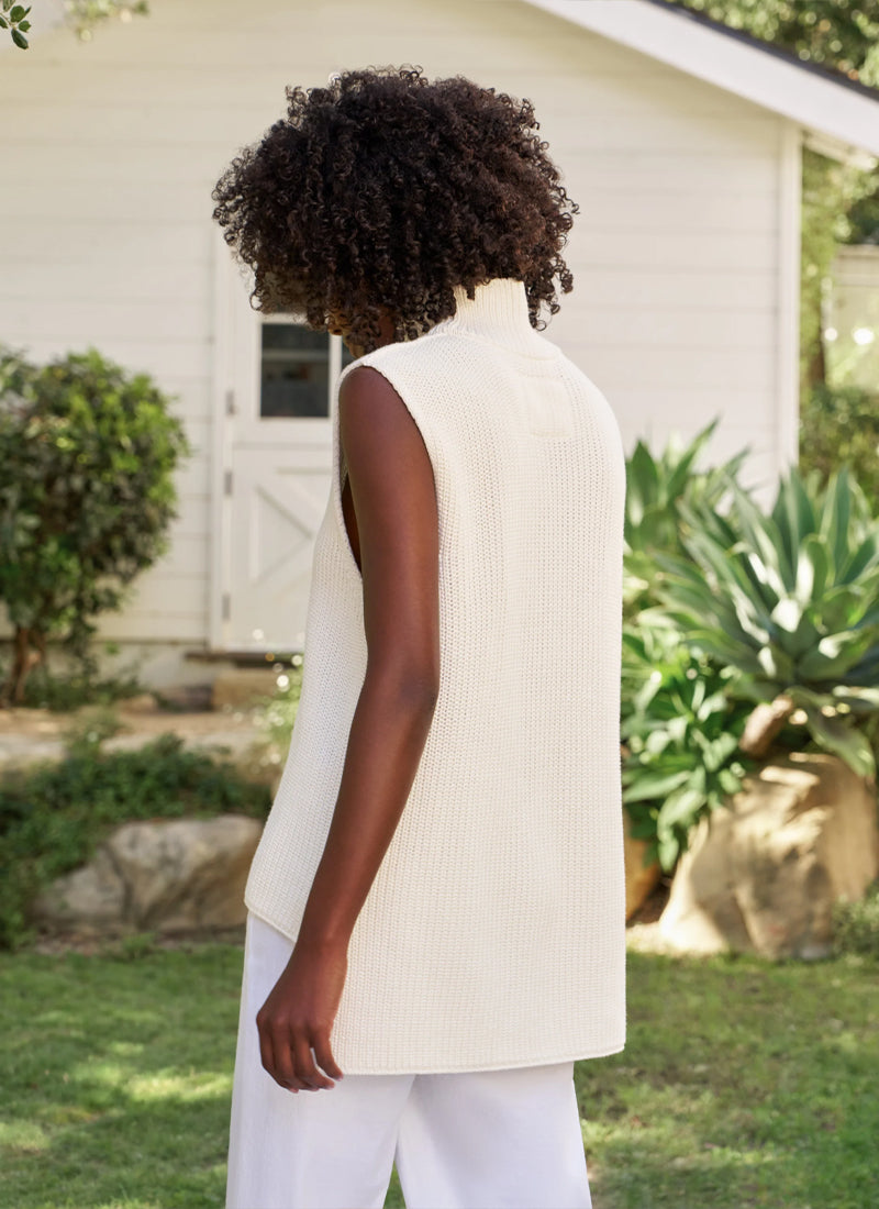 Montecito Shell Mock Neck Sweater