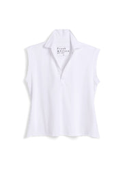Frank & Eileen Olivia Cotton Popover Henley Tank Top