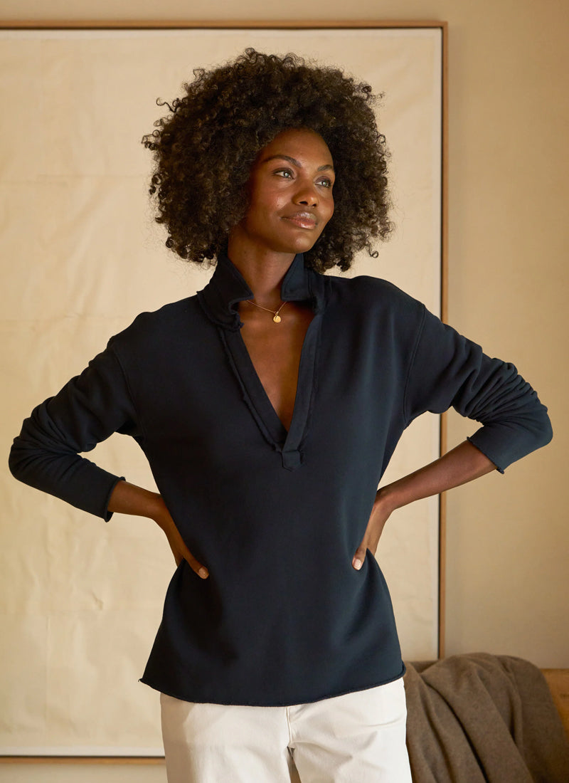 Frank & Eileen Patrick Triple-Fleece Popover Henley