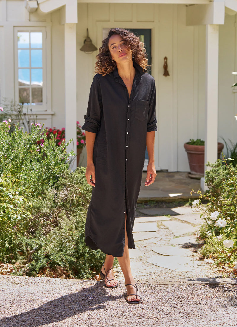 Frank & Eileen Rory Black Famous Denim Shirtdress