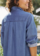 Frank & Eileen Rory Vintage Stonewashed Denim Maxi Shirtdress