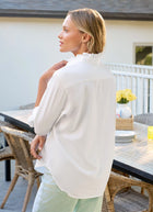 Frank & Eileen Eileen Ruffle Collar Button-Up Shirt