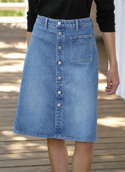 Shannon Mini Denim Skirt