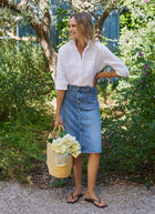 Shannon Mini Denim Skirt
