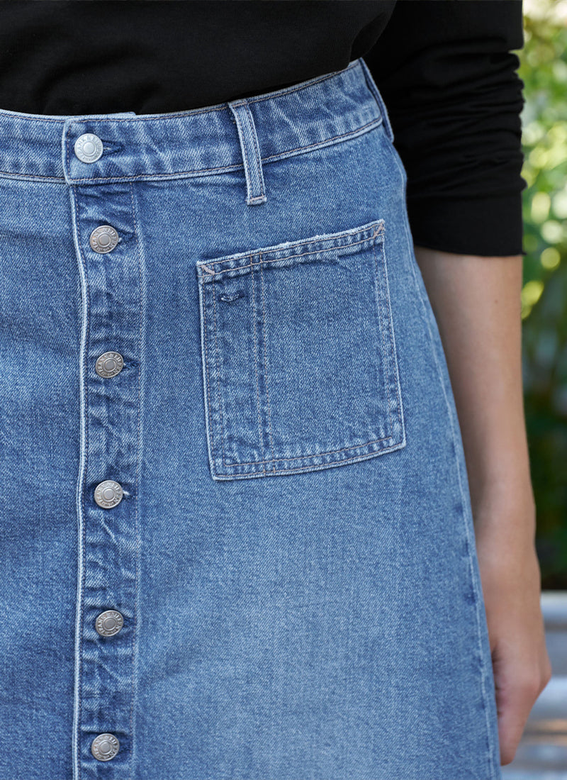 Shannon Mini Denim Skirt