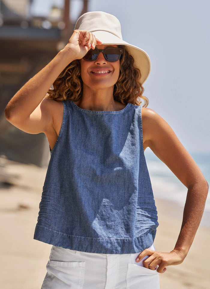 Frank & Eileen Shelley Denim Tank Top