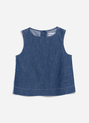 Shell Denim Sleeveless Tank by Frank & Eileen
