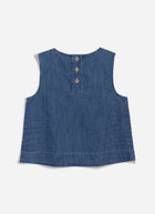 Shell Denim Sleeveless Tank by Frank & Eileen