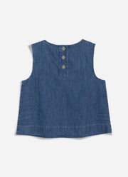 Shell Denim Sleeveless Tank by Frank & Eileen