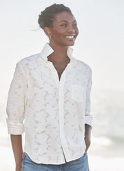 Frank & Eileen Eileen Relaxed Button Up Shirt Off White