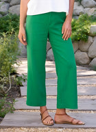 Wexford Wide-Leg Linen Pant by Frank & Eileen