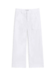 Frank & Eileen Wexford Utility Wide-Leg Linen Pant
