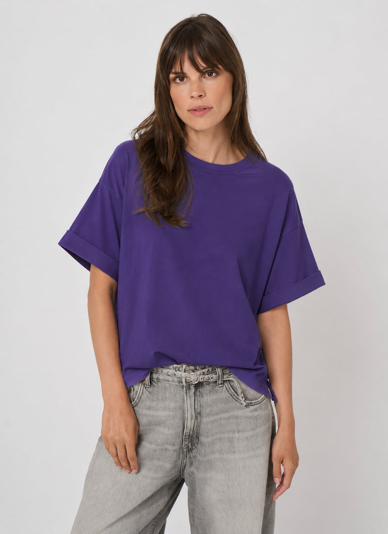  French Terry Boxy T-Shirt by REPEAT Cashmere at Andrews 