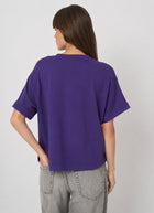 French Terry Boxy T-Shirt by REPEAT Cashmere at Andrews