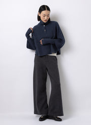 Textured Cashmere Poncho Pullover