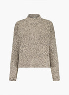  Cashmere Mouline Mockneck Sweater by FTC Cashmere at Andrews 