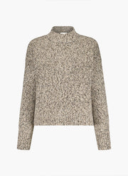  Cashmere Mouline Mockneck Sweater by FTC Cashmere at Andrews 