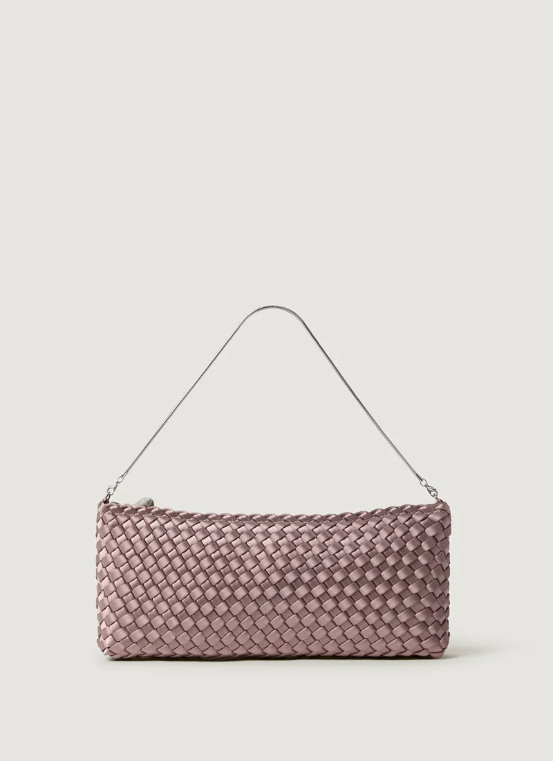 Gala Satin Clutch Lavender