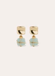 Rainbow Square Earrings by GAS BIJOUX