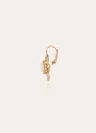 Gas Bijoux Serti Talisman Earrings
