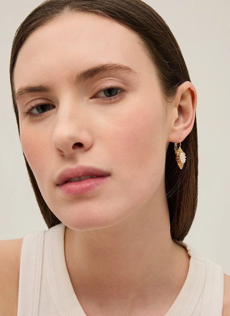  Serti Talisman Earrings by GAS BIJOUX 