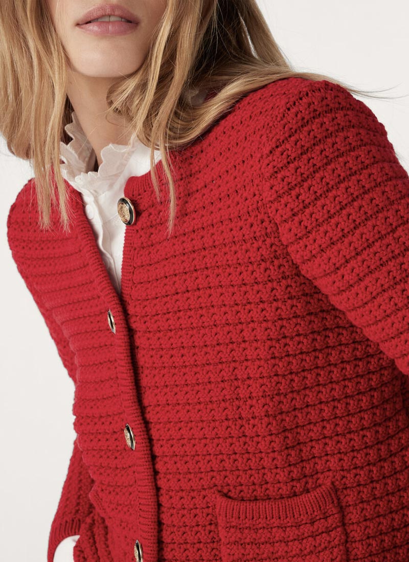 ba&sh Gaspard Knitted Cardigan