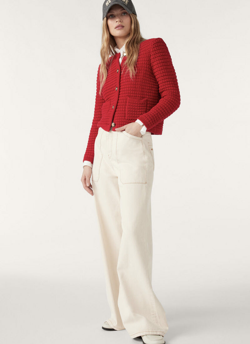 ba&sh Gaspard Knitted Cardigan
