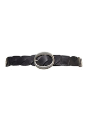 Gavazzeni Italy Cate Braided Oval Buckle Belt