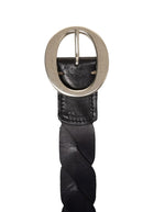 Gavazzeni Italy Cate Braided Oval Buckle Belt