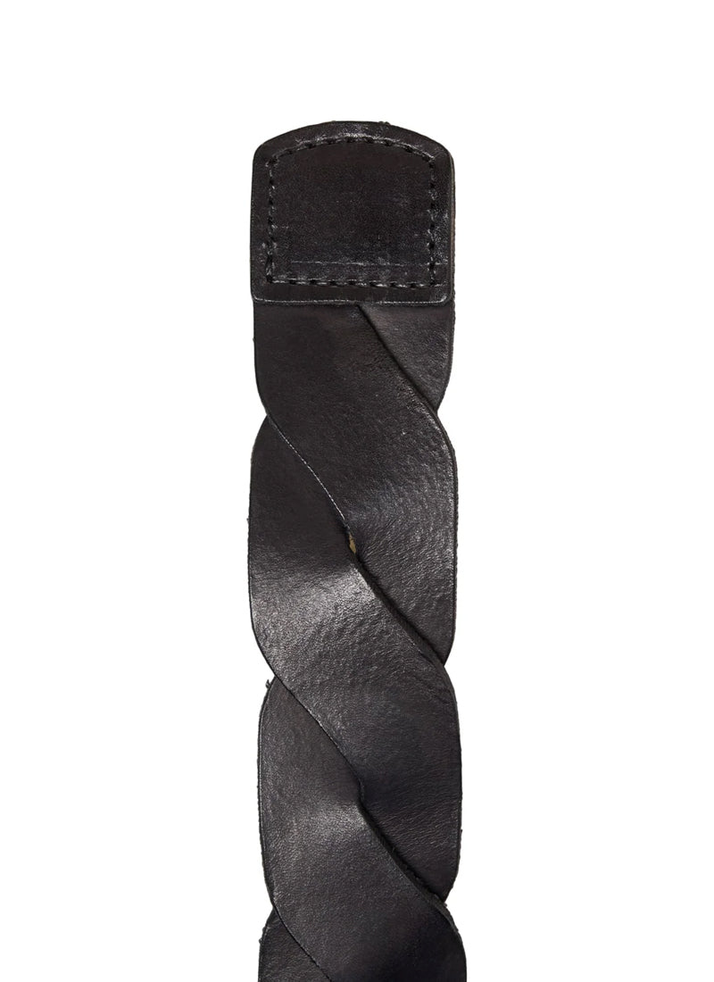 Gavazzeni Italy Cate Braided Oval Buckle Belt