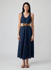 Gavazzeni Italy Flavia Elastic Square Buckle Belt