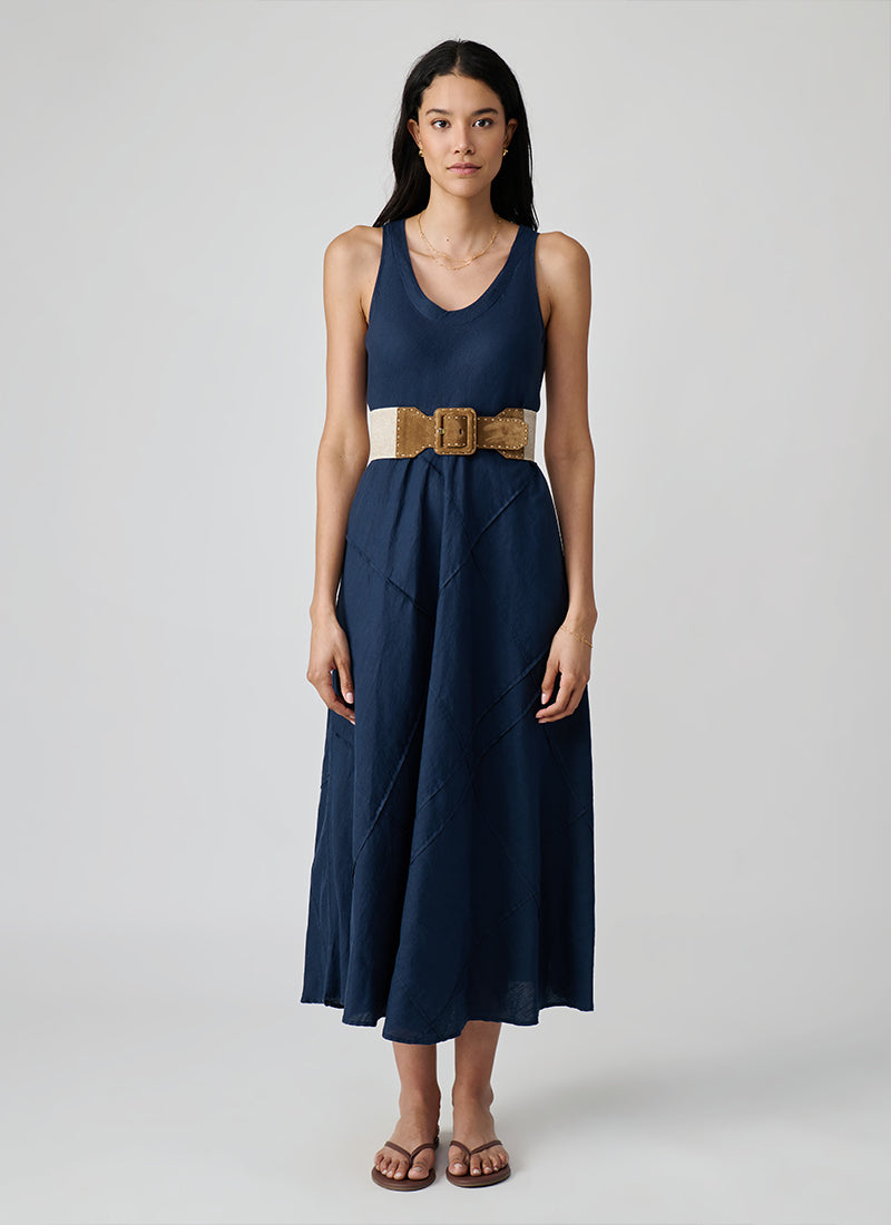 Gavazzeni Italy Flavia Elastic Square Buckle Belt