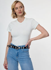Gavazzeni Italy Gabriella Metal Stud Belt