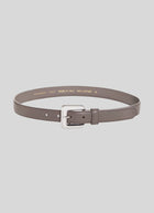 Gavazzeni Italy Glossinia Square Buckle Leather Belt