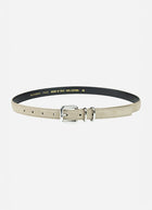 Gavazzeni Italy Iris Double Loop Thin Belt